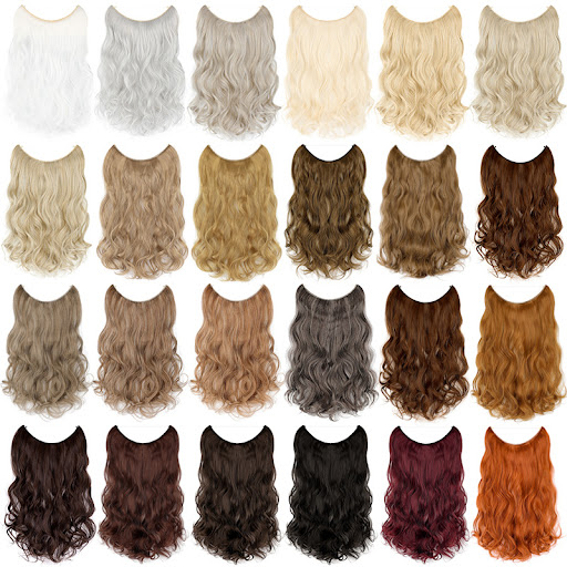 Title 2, S-noilite 20 inch Invisible Wire Hair Extension...