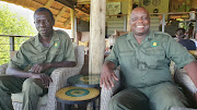 Scouts Goodwin Chuma and Greemph Tshuma of the Victoria Falls Anti-Poaching Unit say their work is an uphill battle but that they are proud of what they achieve.