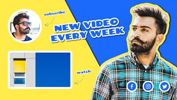 Mustache Weekly - YouTube Outro template