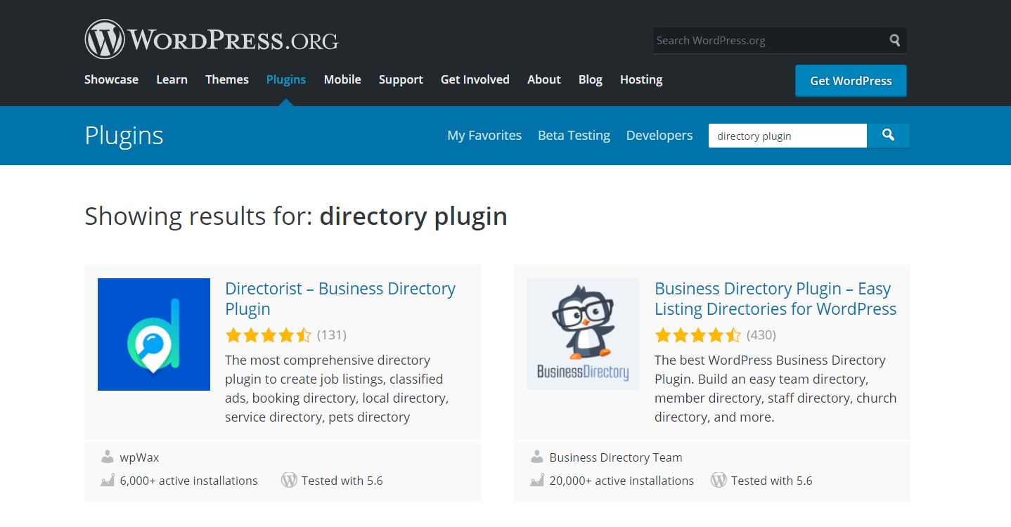 business directory plugin