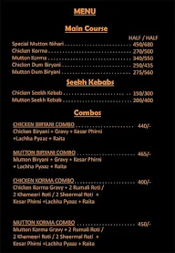 Mughlai Shahi Rasoi menu 2