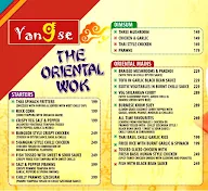 Yangse menu 1