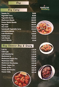 Sizzling Hut menu 1