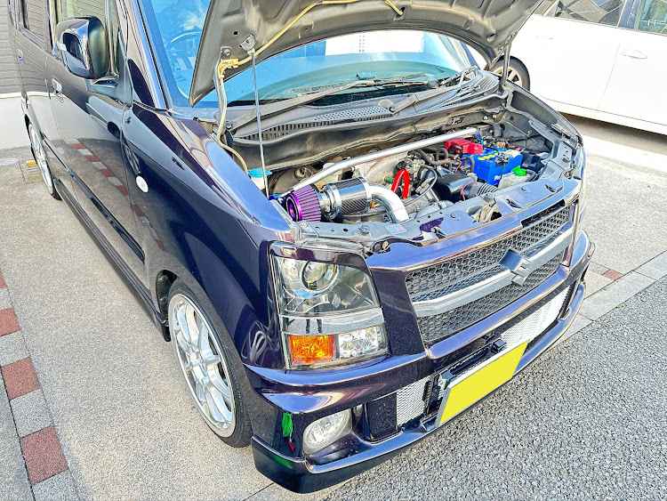ワゴンRのRR-S リミテッド・エアクリーナー取り付け・プシュー！に関するカスタム事例の投稿画像3枚目