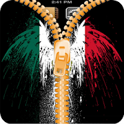 Mexico Flag Zipper Screenlock  Icon