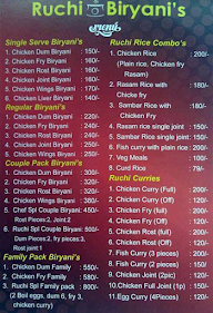 Zaiqa Biryani menu 1