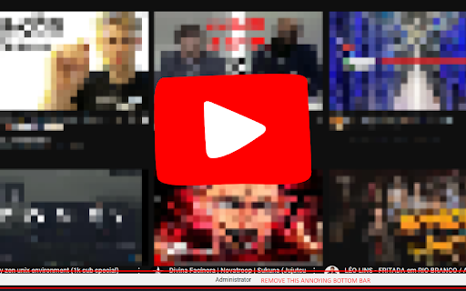 Remove YTB Administrator Bottom Bar
