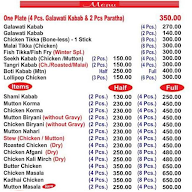 Lucknow Wale Kababi menu 1