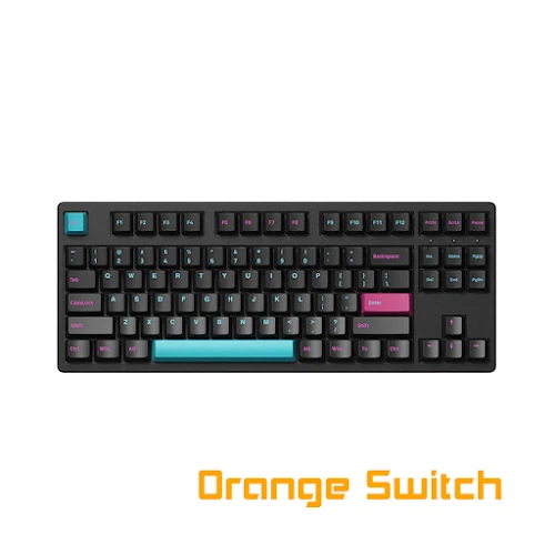 Bàn phím cơ Akko 3087 DS Midnight V2 Pink Switch