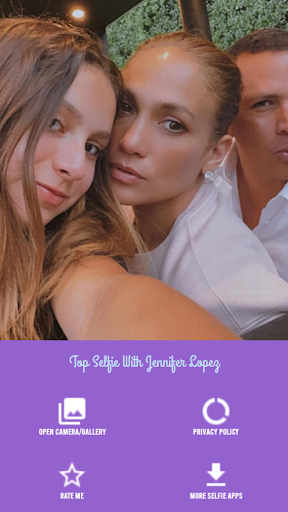 Top Selfie With Jennifer Lopez