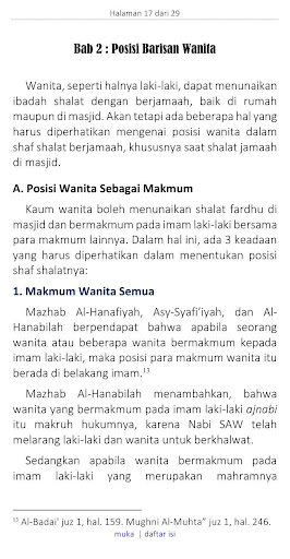 Fiqih Shalat Berjamaah Wanita - Pdf