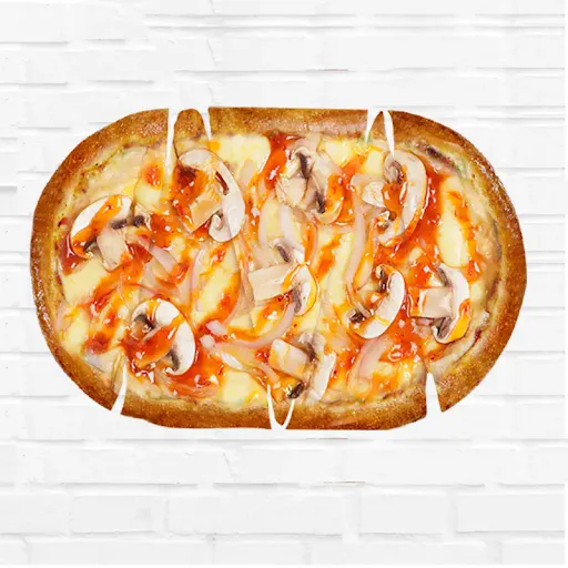 Korean JMT Creamy Mushroom Pizza.