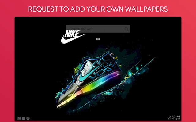 Nike Wallpaper HD Custom New Tab