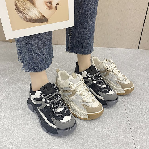 Title 3, Womens Spring Korean Version Mesh Color-blocki...
