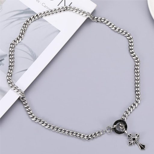 Title 2, Holy Frame Titanium Steel Necklace High-Grade A...