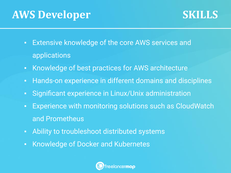 Essential skills for an AWS developer