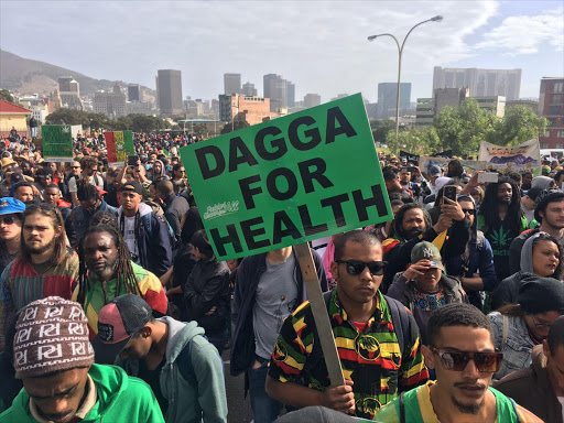 Pro-dagga lobbyists march through the streets of Cape Town