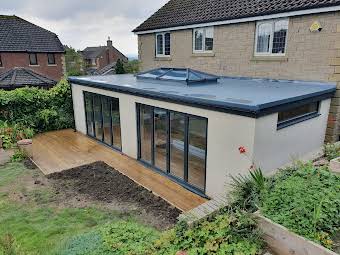 Grp fibre glass flat roofing album cover