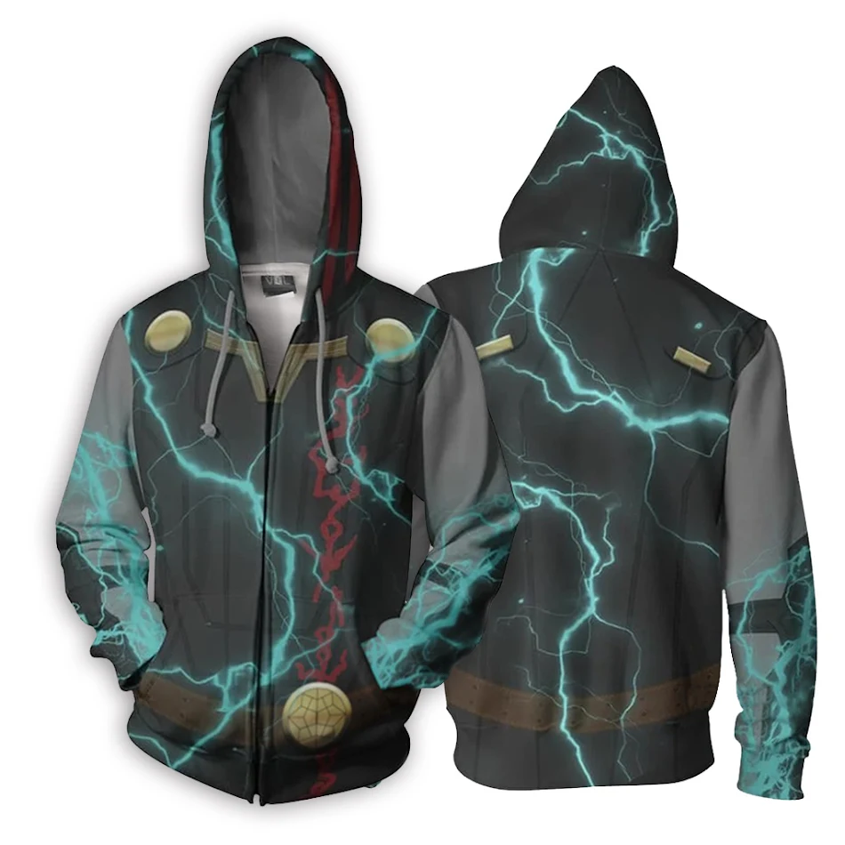 Men's loose wide hooded cardigan sweater