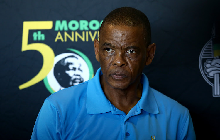 ANC secretary-general Ace Magashule briefs the media on activities taking place in Kimberley ahead of the party's January 8 celebrations.