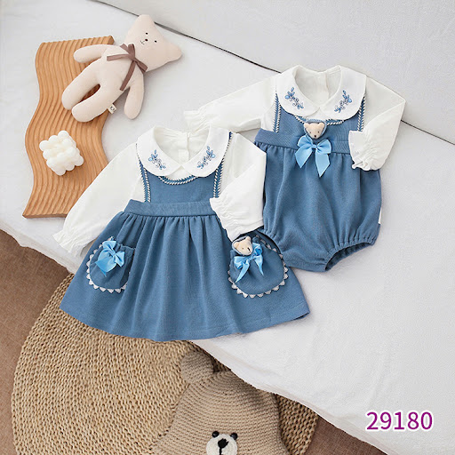 Title 2, Spring New Preppy Girls Long Sleeve Dress. A st...