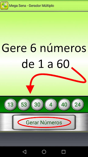 Mega Sena - Gerador Múltiplo