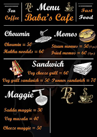 Baba's Cafe menu 1