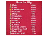 Paras Malai Kulfi Ice Cream menu 2