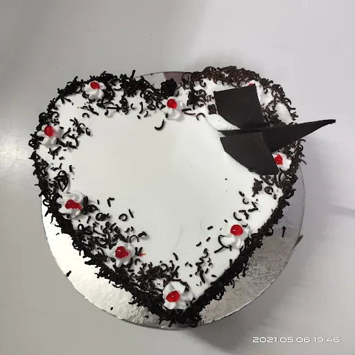 Black Forest Heart Shape Cake