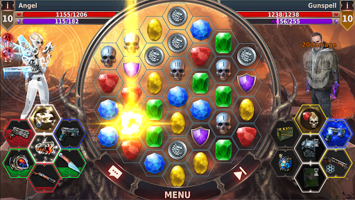 Code Triche Gunspell 2 - Match-3 Puzzle RPG APK MOD (Astuce) screenshots 2