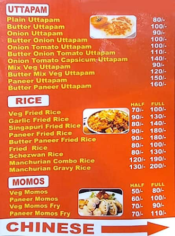 Fast Food Corner menu 