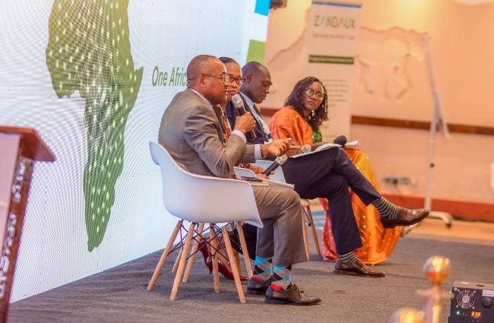 Panelists during the Zandaux B2B platform launch at Emara Ole Sereni in Nairobi on January 16, 2023.