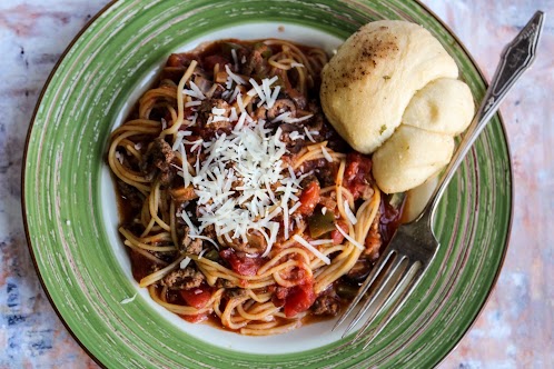 Freakin' Good Crock Pot Spaghetti!