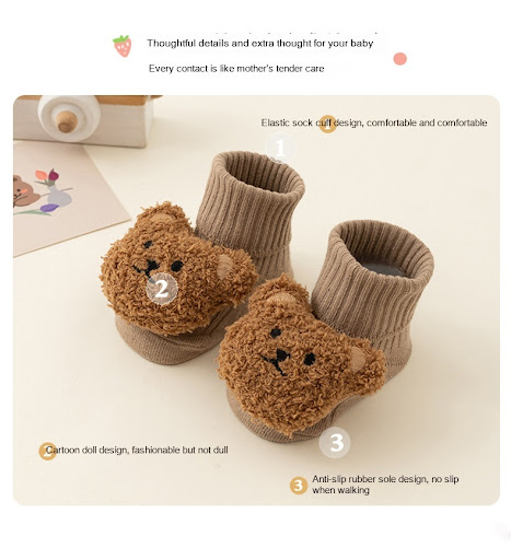 Title 10, Newborn Baby Spring And Autumn Mid-calf Glue Di...