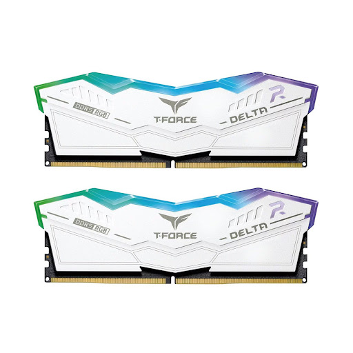 RAM desktop TEAM T-Force Delta White RGB (2 x 32GB) DDR5 5600MHz (FF4D564G5600HC36BDC01)