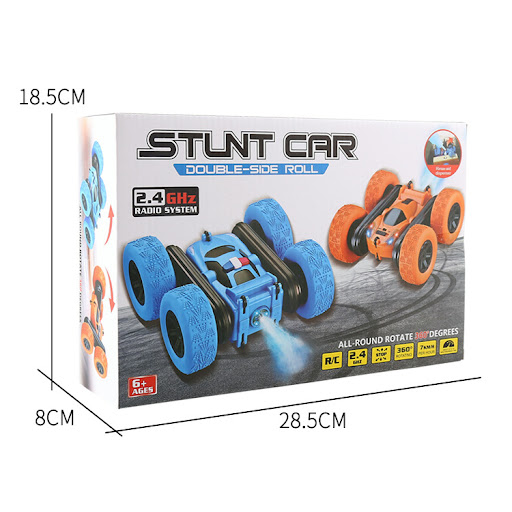 Title 2, Double-sided remote control stunt vehicle with ...