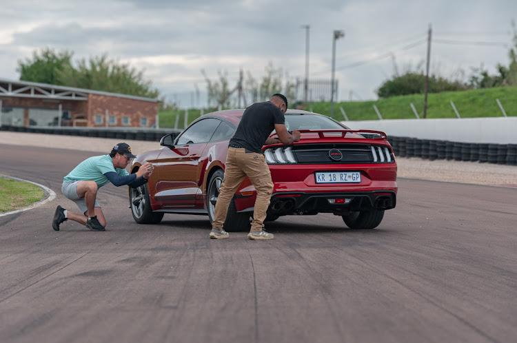 The Ignition TV team go to town shooting the GT CS at Zwartkops Raceway for an upcoming TV insert.