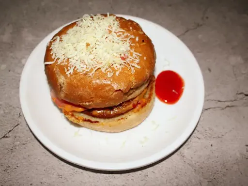 Old Maharaj Jain Cheese Burger