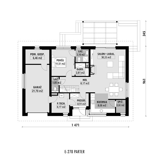 E-278 - Rzut parteru