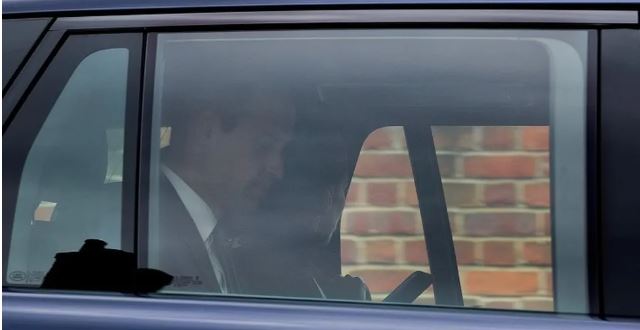 On Monday afternoon, the Princess of Wales was seen in public with William, as the pair left Windsor in a car