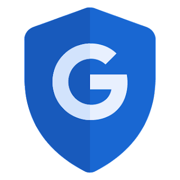 Blue shield showing Safer with Google