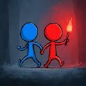 Stick Red Blue: Horror Escape