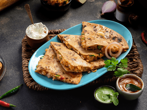 Mix Veg Cheese Paratha