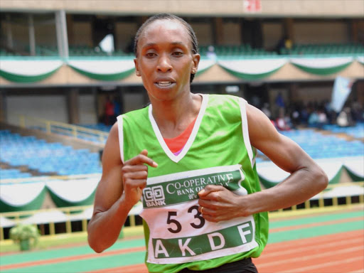 NO RACE: World half marathon champion Gladys Cherono