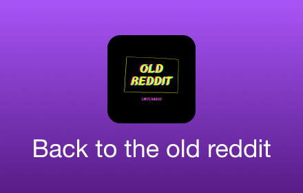 Old Reddit For Chrome Preview image 0