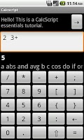 Calcscript Screenshot