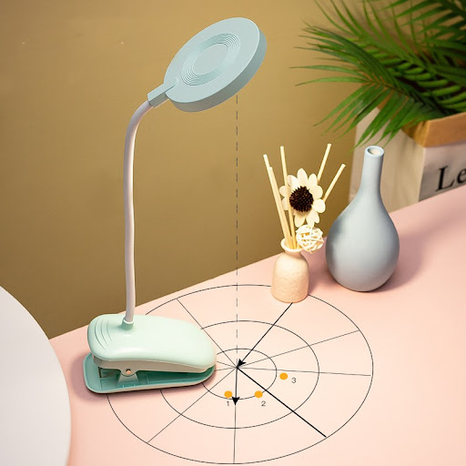 Title 3, Dimming Adjustable Eye Clip Lamp for Study Dorm...