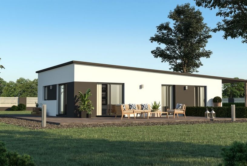  Vente Terrain + Maison - Terrain : 605m² - Maison : 77m² à Lampaul-Ploudalmézeau (29830) 