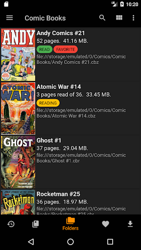 Screenshot CDisplayEx Comic Reader