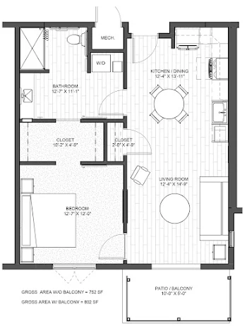 Go to One Bedroom Grand - Type A Floorplan page.